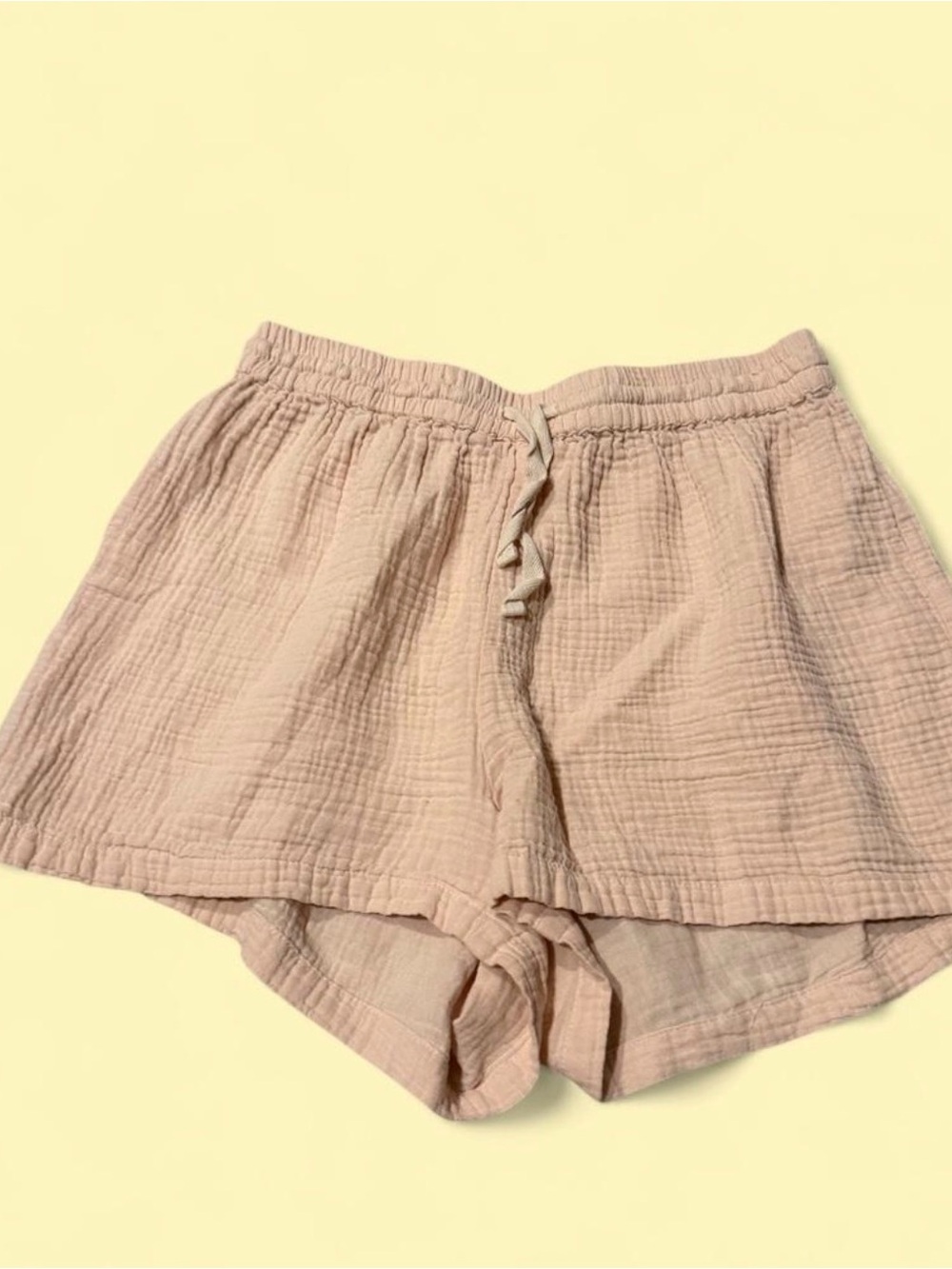 Japna Light Blush Gauze Lounge Shorts